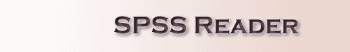 SPSS Reader header